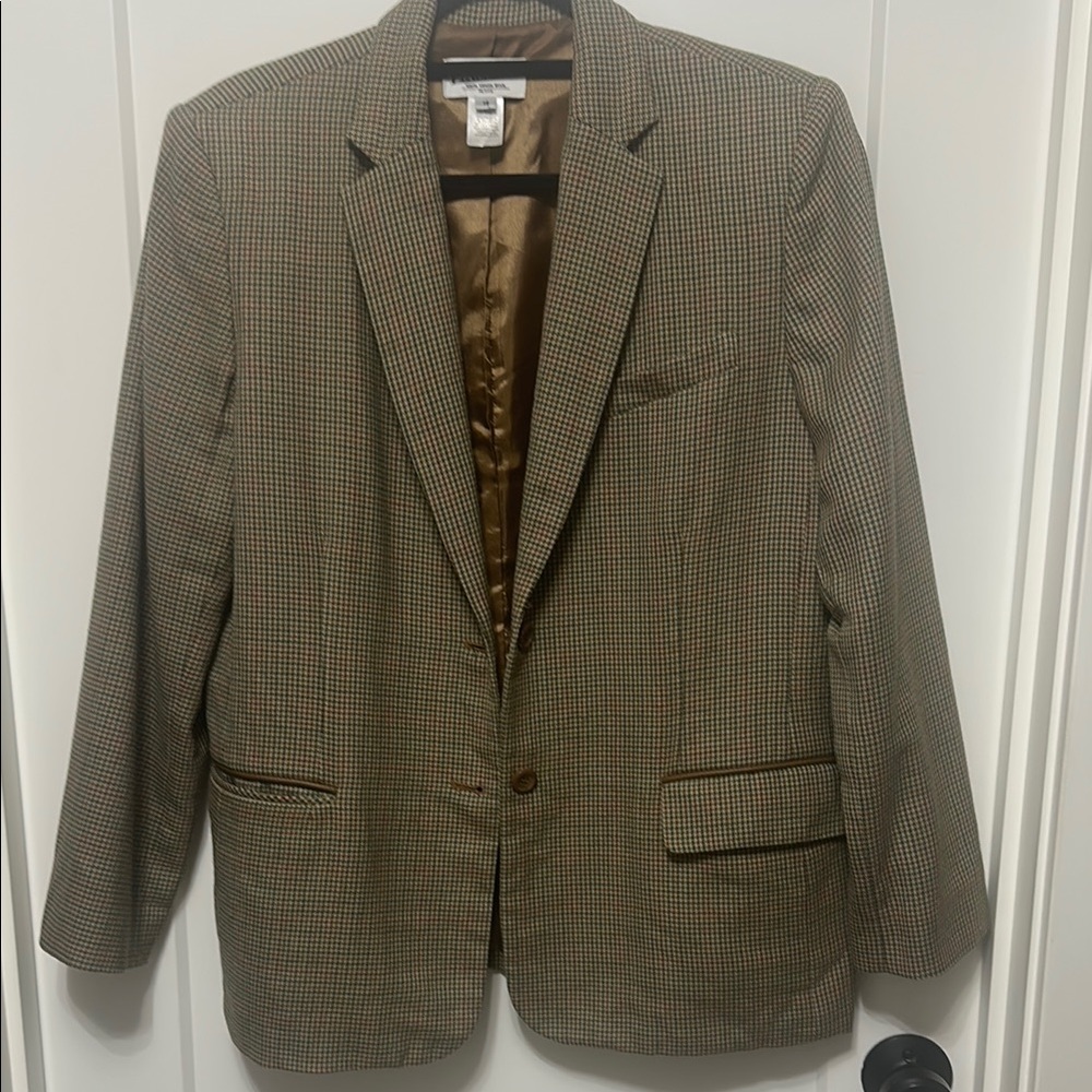Pendleton Brown Blazer Classic Tailoring - image 2
